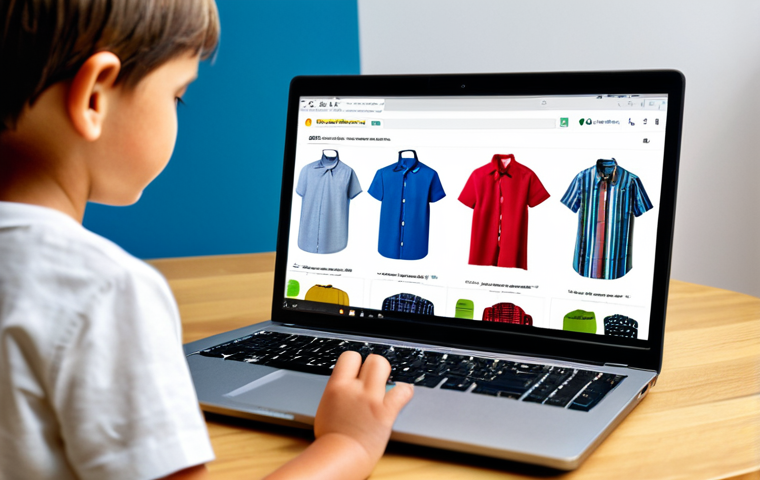 아동용 셔츠 브랜드 추천 - Comfortable Everyday Wear**

"A happy child playing in a park, wearing a bright, comfortable, fully ...