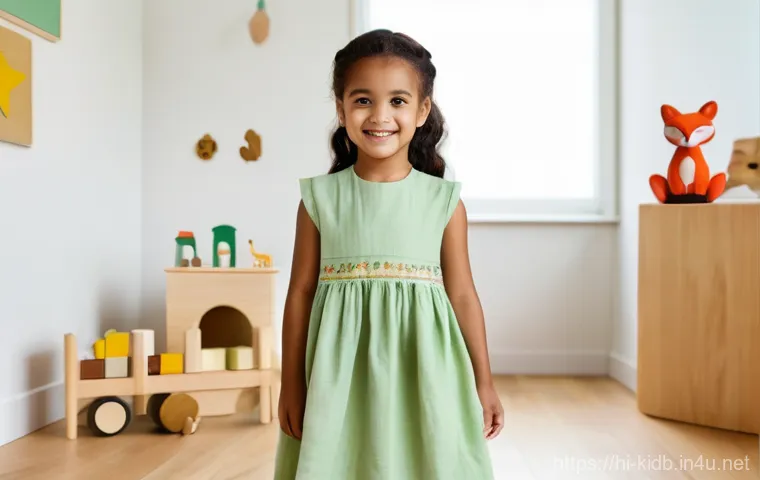 모이몰른 유아복 트렌드 - **Prompt:** "A happy and energetic toddler, around 2-3 years old, running barefoot through a sunny g...