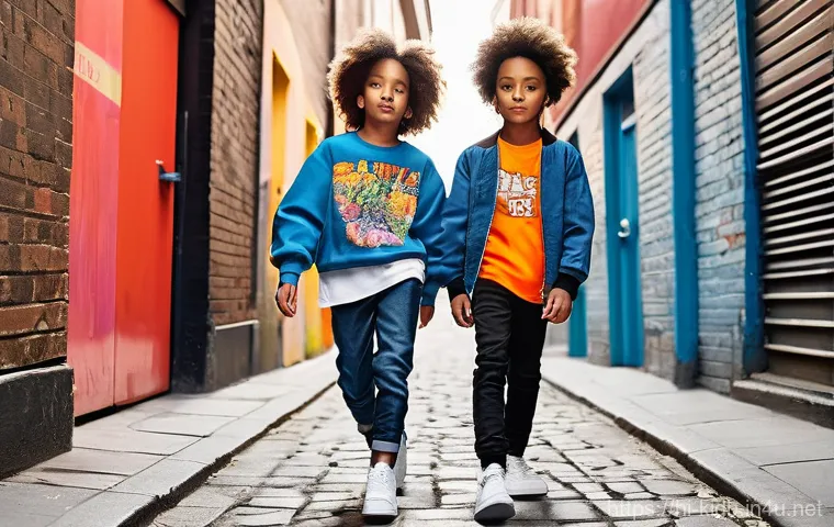 빈폴키즈와 자라키즈의 소재 차이 - **A Beanpole Kids Inspired Scene: Timeless Comfort and Quality**
    "A charming young boy, approxim...