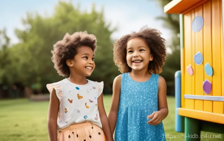 아동용 여름 드레스 브랜드 - **Prompt:** A joyful child, approximately 6 years old, is actively running and playing in a sunny ou...