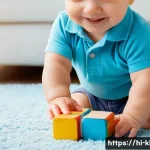 폴로키즈의 럭셔리 아이템 - **Prompt 1: Toddler's Comfort and Playtime**
    "A joyful toddler, approximately 18-24 months old, ...