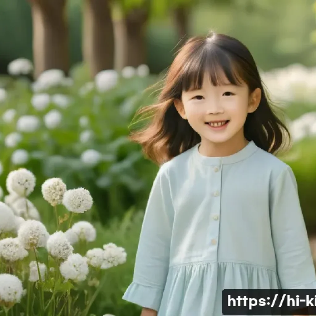 빈폴키즈와 타미힐피거 키즈 비교 - A cheerful young child wearing soft pastel-colored clothing inspired by classic Korean children’s fa...