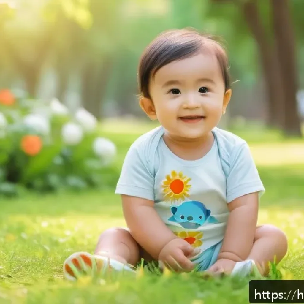 타티네쇼콜라 럭셔리 아동복 - A happy toddler wearing a soft, breathable cotton outfit with colorful cartoon character prints, sit...